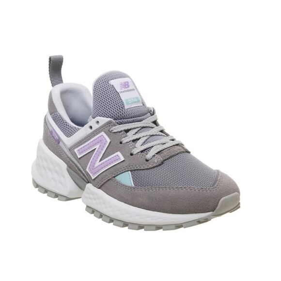 NEW BALANCE 574 Sport Women Gunmetal/Dark Violet (WS574PRC) Size 7 - Picture 3 of 12